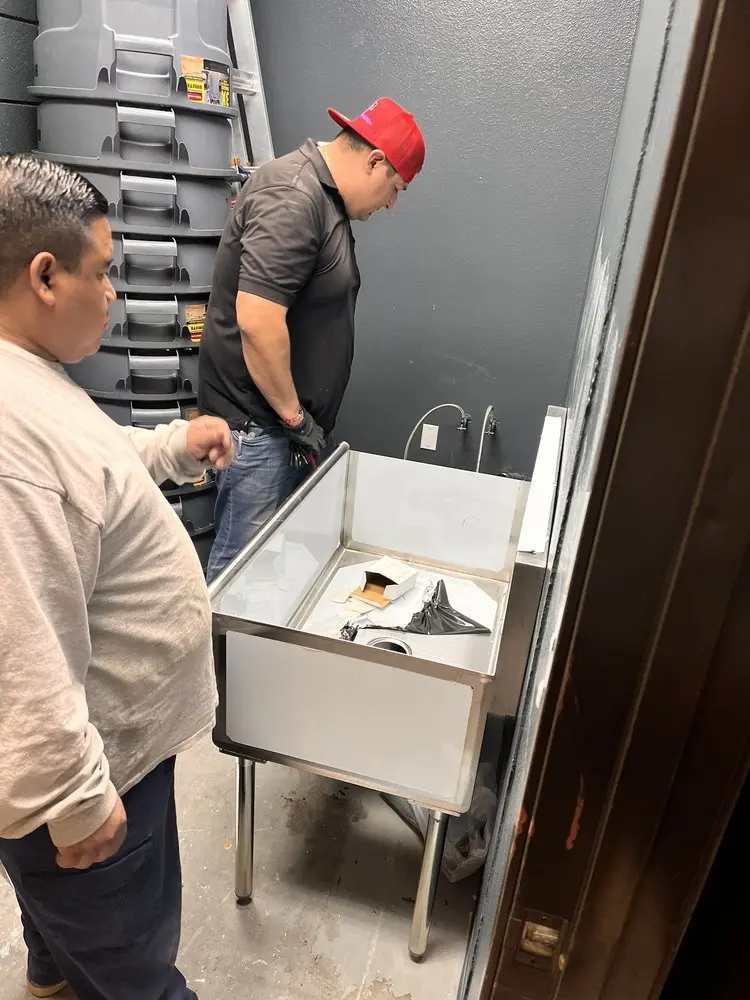 Commercial plumbing and sink installation in Lawndale